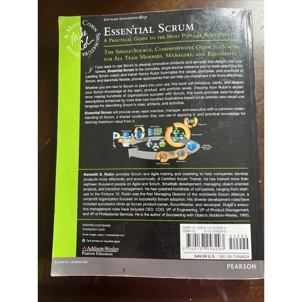 Essential Scrum: A Practical Guide To Most Popular Agile Process - Rubin used